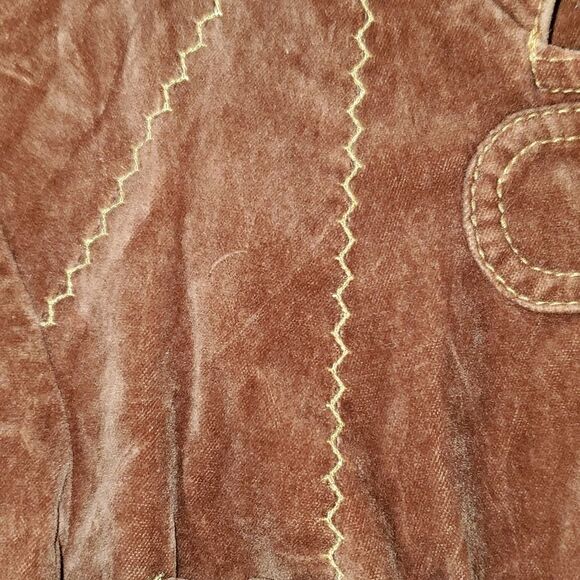 Cache Velour Brown Short Jacket M - Picture 7 of 14